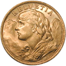 Front - Swiss 20 Franc