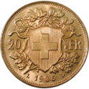 Back - Swiss 20 Franc